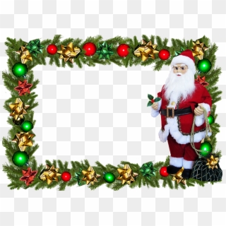Frame, Border, Christmas, Santa - Happy Christmas Images Hd Download, HD Png Download