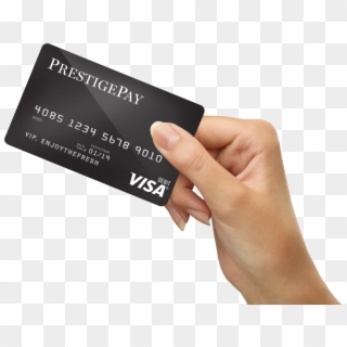 Prepaid Debit Card - Debit Card In Hand, HD Png Download