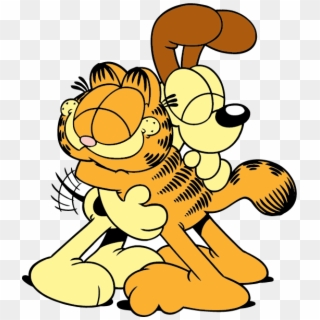 Garfield Takes On Cyberbullies - Abrazo De Amigos Dibujos, HD Png Download