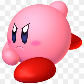 File Size - Angry Kirby, HD Png Download