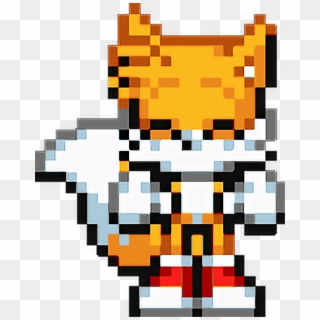 #sonic #tails #sonicthehedgehog #sprite #pixel #happy - Tails Cute Pixel, HD Png Download