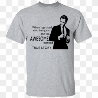 Himym Barney Stinson Suit Up Awesome Men's T-shirt, HD Png Download