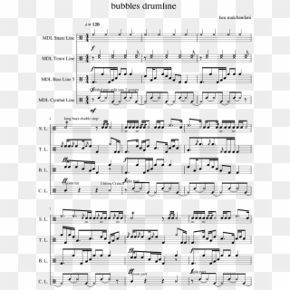 Bubble Bass Png , Png Download - Sheet Music, Transparent Png