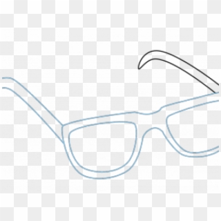 Drawn Spectacles Easy Drawing - Line Art, HD Png Download