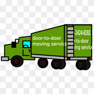 This Free Icons Png Design Of Closed Moving Truck, Transparent Png