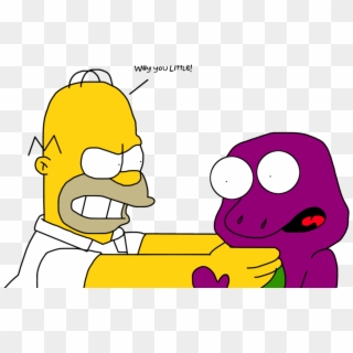 Barney Fotos - Bart Simpson Y Moe, HD Png Download