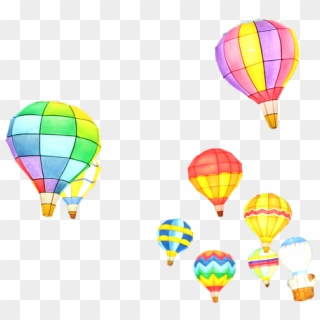 Night Sky Clipart Transparent - Hot Air Balloon, HD Png Download