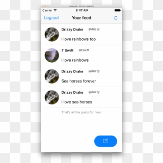 React Native Feed Example, HD Png Download