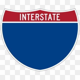Open - Wide Interstate Sign Blank, HD Png Download
