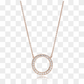 This Versatile Necklace Collier Features The Classic - Pandora Rose Gold Necklace, HD Png Download