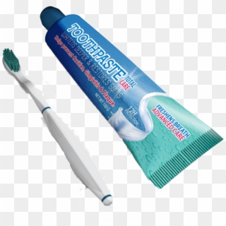 Toothbrush Png Image Download - Escova E Pasta De Dente, Transparent Png