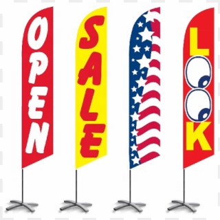 Custom Design Printing Flag Banner Stand Beach Flag - Flag Signs, HD Png Download