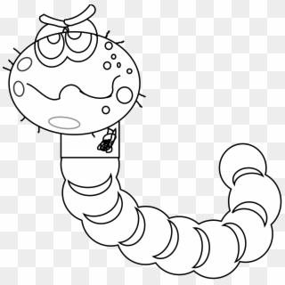 Sick Clipart Worm - Illustration, HD Png Download