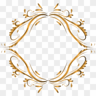 Luxury Ornament Frame Background Decorative Png And - Circle, Transparent Png