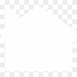 House Outline Png - House Outline Clipart White, Transparent Png