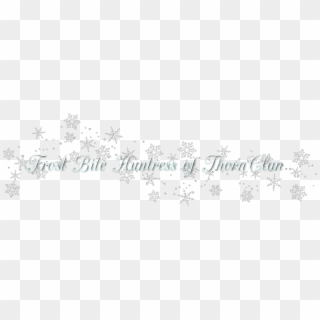 Snowflake Clipart Png - Calligraphy, Transparent Png