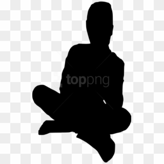 Free Png People Sitting Silhouette Png - Silhouette, Transparent Png