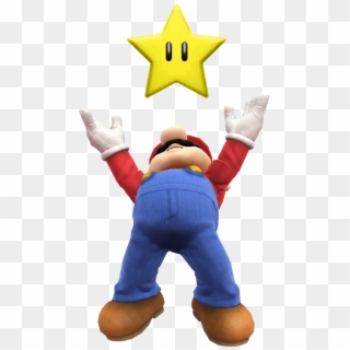 Mario Star Png - Mario Get A Star, Transparent Png