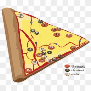 Artisan Pizza In Portland - Pizza Map, HD Png Download