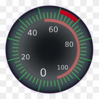 Speedometer, Gauge, Dial, Scale, Digital, Speed, Meter - Speedometer Car Animation, HD Png Download