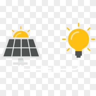 Incandescent Light Bulb Computer Icons Idea - Solar Panel Icon, HD Png Download