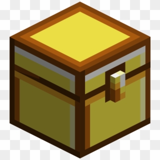 Image - Minecraft Gold Chest Png, Transparent Png