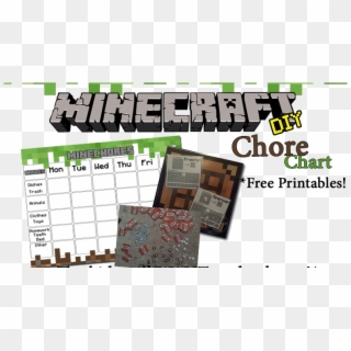 Cassie's Creative Crafts - Chore Charts Minecraft, HD Png Download