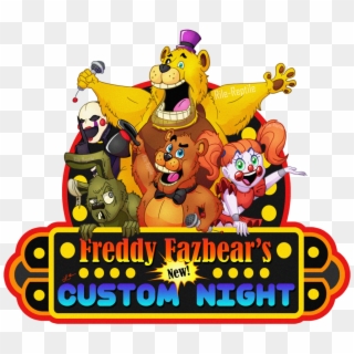 Freddy Fazbears's New Custom Night Poster By Rile-reptile - Cartoon, HD Png Download