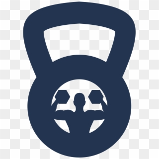 Two Weightlifting Tools Of Padlock Shape Svg Png Icon - Kettlebell, Transparent Png