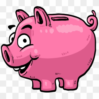 Money Saving Piggy Bank Clip Art - Piggy Bank Clipart Png, Transparent Png