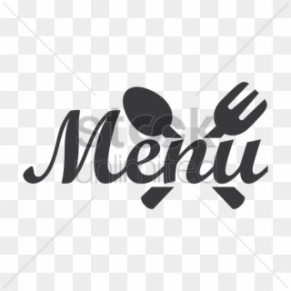 Restaurant Menu Logo Icon Vector Graphic - Vector Logo Menu Png, Transparent Png