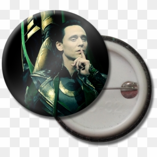 Loki Button Pin - Cd, HD Png Download