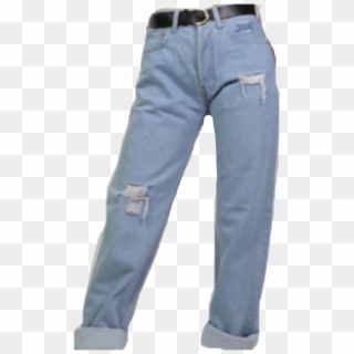 Jeans Belt Clothing Png Aesthetic Blue Scrunchies Vintage