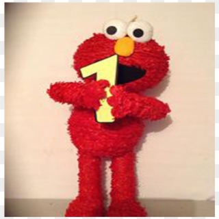 Elmo First Birthday Pinata In Houston Texas - Cardinal, HD Png Download