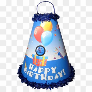 Boys Birthday Blue Pinata - Birthday Cake, HD Png Download