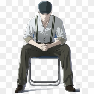 View Samegoogleiqdbsaucenao - Anime Guy Sitting In Chair, HD Png Download