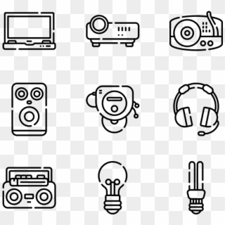 Electronic Devices - Art Icons Free, HD Png Download