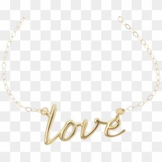 Simple Gold Chain For Girls - Necklace, HD Png Download