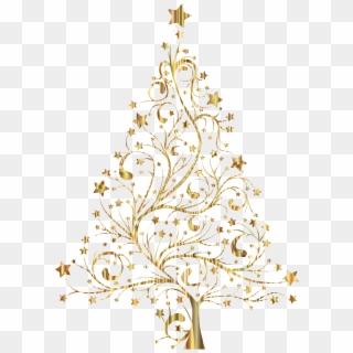 Big Image - Christmas Tree Silhouette Png, Transparent Png