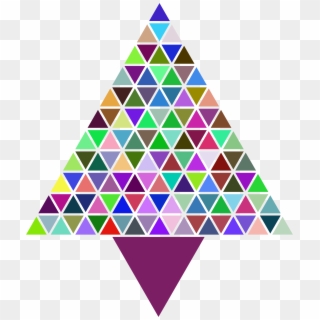 This Free Icons Png Design Of Prismatic Abstract Triangular, Transparent Png