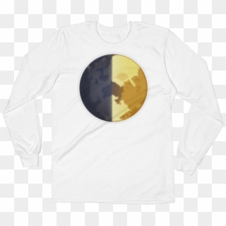 Men's Emoji Long Sleeve T-shirt - Crescent, HD Png Download
