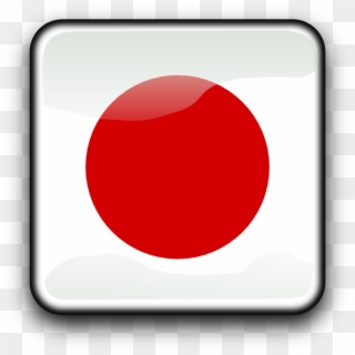 Japan Button Svg Clip Arts 600 X 600 Px, HD Png Download