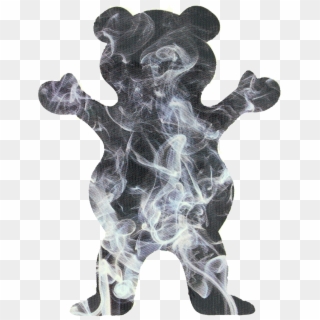 Grizzly Smoke Fill Bear Decal - Grizzly Bear Skate Logo, HD Png Download