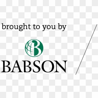 Brought To You By Babson - Babson College Logo, HD Png Download