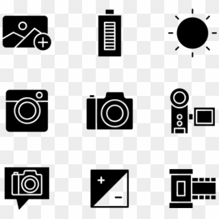 Photography - Business Symbols Clipart Black And White, HD Png Download