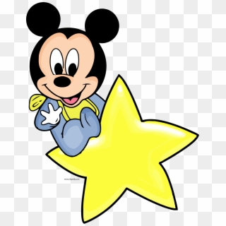 Disney Baby Star Clipart Png - Baby Mickey Mouse Clip Art, Transparent Png