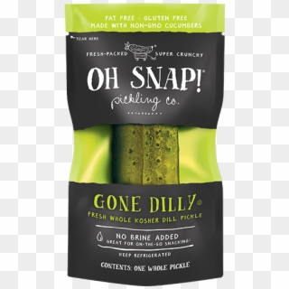 This Is The Classic Dill Flavor Loved By Kids And, - Oh Snap Pickles, HD Png Download