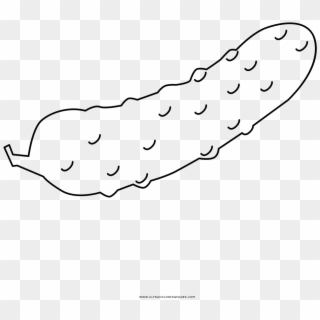 Pickle Coloring Page, HD Png Download