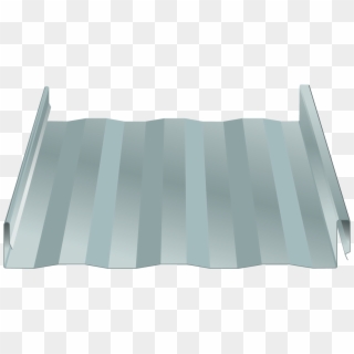 Standing Seam Metal Panel Dimensions - Standing Seam Galvanized Steel Roof, HD Png Download