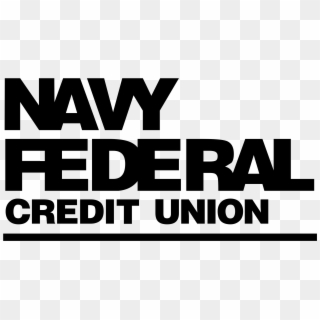 Navy Federal Logo Png Transparent - Black And White Navy Federal Credit Union Logo, Png Download